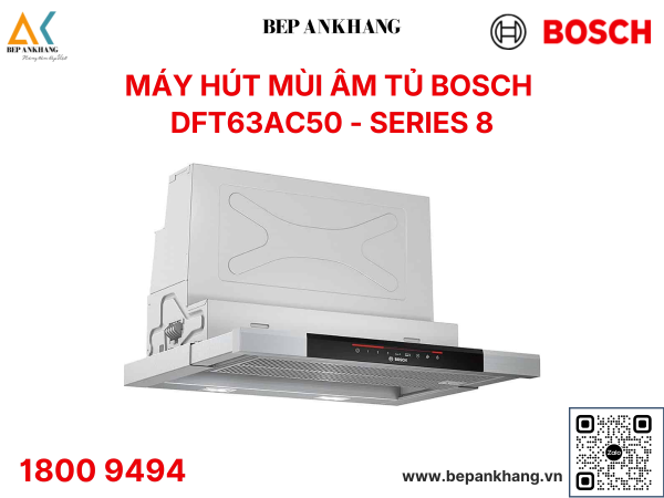 Máy hút mùi âm tủ Bosch HMH.DFS067J50B- Series 8 - Made in Germany